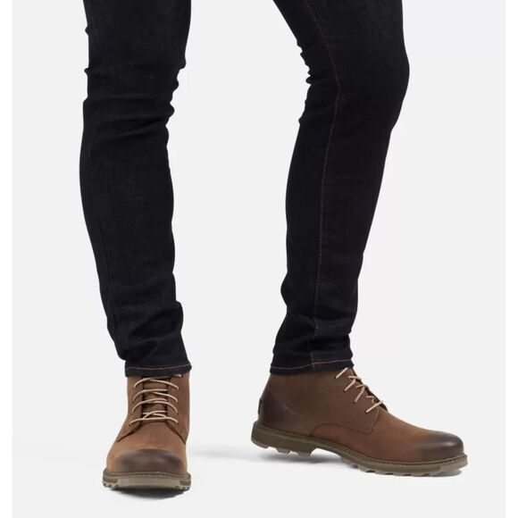 Sorel MADSON™ II Chukka Men's Waterproof Boot Tobacco Brown Size 10 - Picture 3 of 7